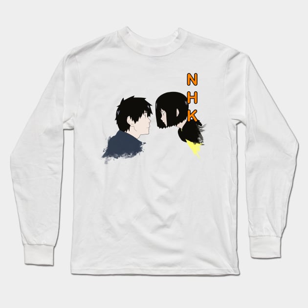 Welcome to the love story from NHK Long Sleeve T-Shirt by SirTeealot